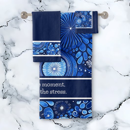 Shibori Botanique Bleu Dit :