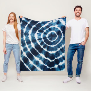 Shibori Fleece Deken