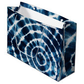 Shibori Groot Cadeauzakje (Voorkant Gekanteld)