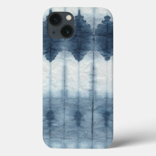 Shibori Indigio Print iPhone 13 Hoesje