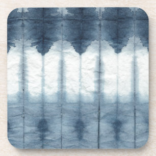 Shibori Indigio Print Drankjes Onderzetter