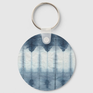 Shibori Indigio Print Sleutelhanger