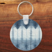 Shibori Indigio Print Sleutelhanger (Voorkant)