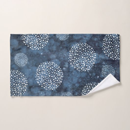  Shibori Indigo (Serviette à main)