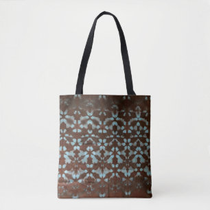 Shibori Print Pattern Canvas tas