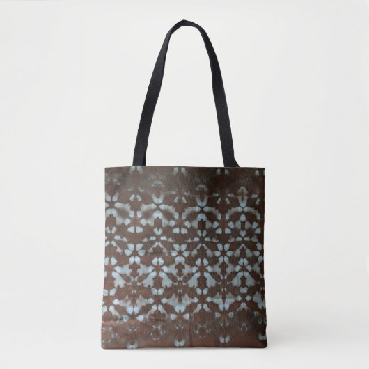 Shibori Print Pattern Canvas tas (Voorkant)