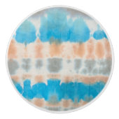 Shibori Schilderij Tie Dye Kust Keramische Knop (Voorkant)