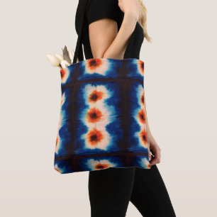 Shibori Tie Dye Fabric Pattern Boho Draagtas