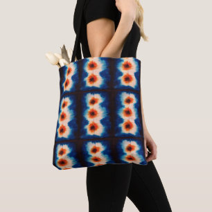 Shibori Tie Dye Fabric Pattern Boho Draagtas