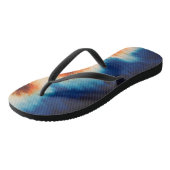 Shibori Tie Dye Pattern Style Teenslippers (Schuin)
