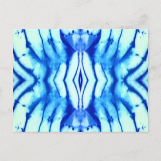 Shibori Tie Dye Post Kaart (Voorkant)