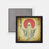 Shibuya Ghost - Vintage japonais Ghost Magnet (Recto/Verso)