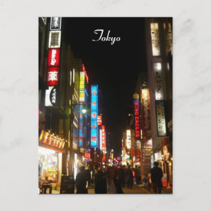 shibuya-nachten briefkaart