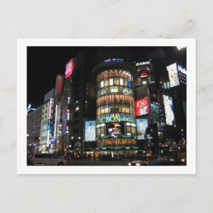 Shibuya 's nachts. briefkaart