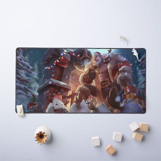 Shield Bearer Gaming Desk Mat | tankkampioenen (Kindertafel)