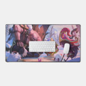 Shield Bearer Gaming Desk Mat | tankkampioenen (Keyboard & Muis)