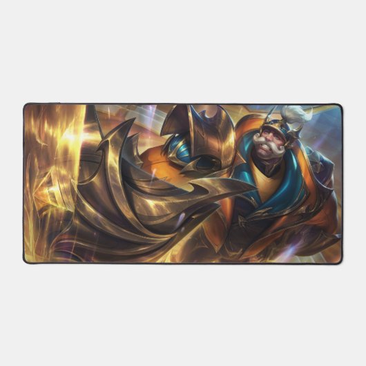 Shield Bearer Gaming Desk Mat | tankkampioenen (Voorkant)