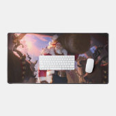Shield Bearer Gaming Desk Mat | tankkampioenen (Keyboard & Muis)