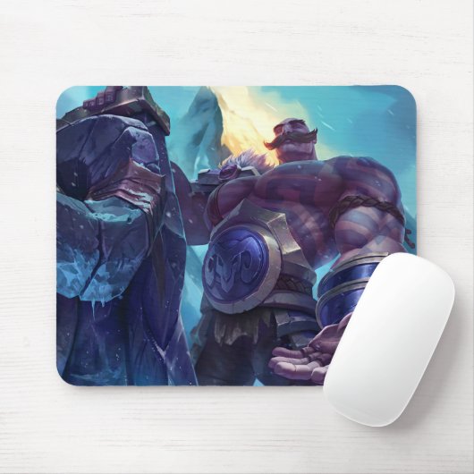 Shield Bearer Gaming Mousepad | Pad met krijgerthe Muismat (Met muis)