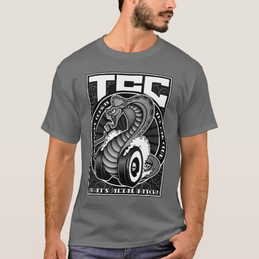 Shield Gray T-shirt (Voorkant)
