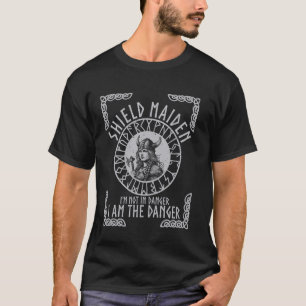 Shield maiden viking fun nordic norse scandinavisc t-shirt