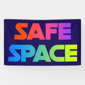 Shield of Pride Banner – SAFE SPACE Statement (Horizontaal)