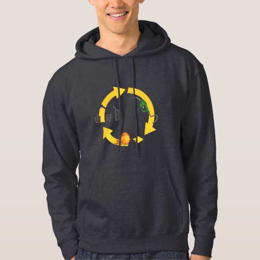 Shift Gears Automobile Gag Hoodie (Voorkant)