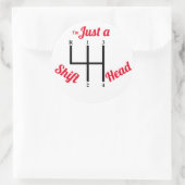 Shift Head - Handmatige Stick Shift Sticker (Tas)