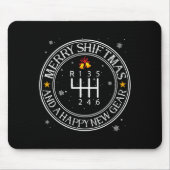 Shiftmas Car Guy Funny Mechanic Christmas Auto Man Muismat (Voorkant)