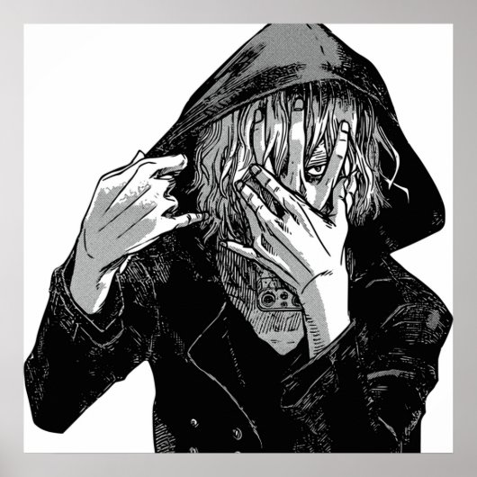 shigaraki pose poster (Voorkant)