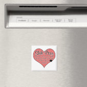 Shih-Poo Paw Prints Hondenhumor Magneet (Insitu (Vaatwasser))