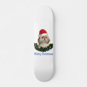 Shih-Tsu Dog-kerstartikelen Skateboard