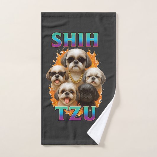 Shih Tzu  (Serviette à main)