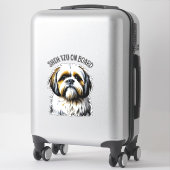 Shih Tzu aan boord Sticker (Koffer)