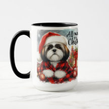 Shih Tzu Alles wat ik wil voor Christmas Coffee Mo