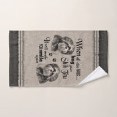 Shih Tzu art als alles mislukt, quote Bad Handdoek (Handdoek)