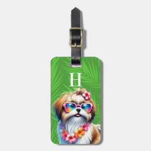 Shih Tzu Bagage Label
