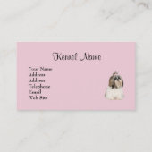 Shih Tzu Breeder Visitekaartje (Achterkant)