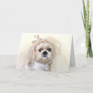 Shih Tzu Bride Kaart