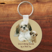 Shih Tzu Buddies Sleutelhanger (Voorkant)