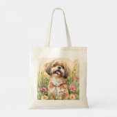 Shih Tzu Canvas tas - Schattigee Canvas tas (Achterkant)