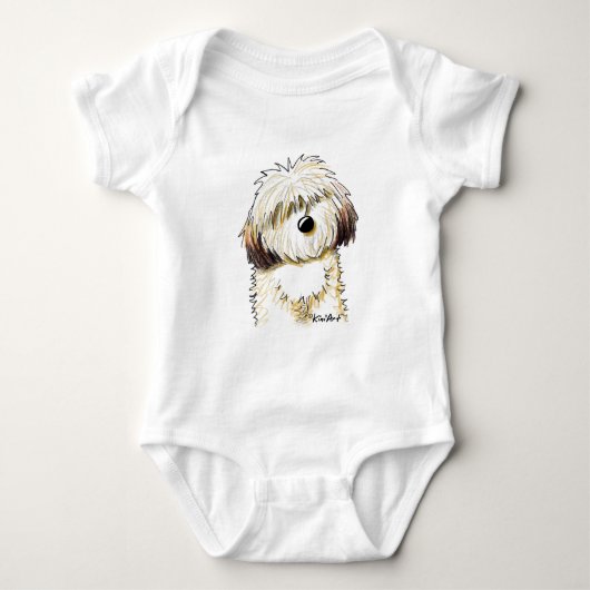 Shih Tzu Caricature Romper (Voorkant)