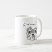 Shih Tzu Chien café Mug (Devant droit)