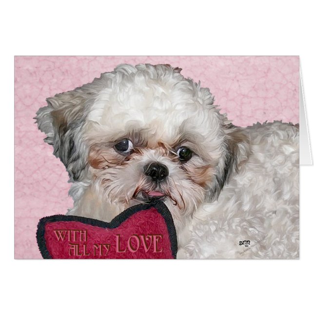 Shih Tzu Chien Vous Aime (Devant horizontal)