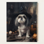 Shih Tzu Citrouilles Halloween Épouvantable (Dos)
