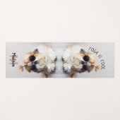 Shih Tzu Cool leuke grappige foto op maat monogram Yogamat (Voorkant (horizontaal))