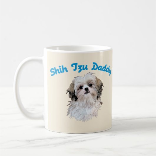 Shih Tzu Dad Koffiemok (Links)