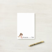 Shih Tzu Dad Post-it® Notes (Op bureau)