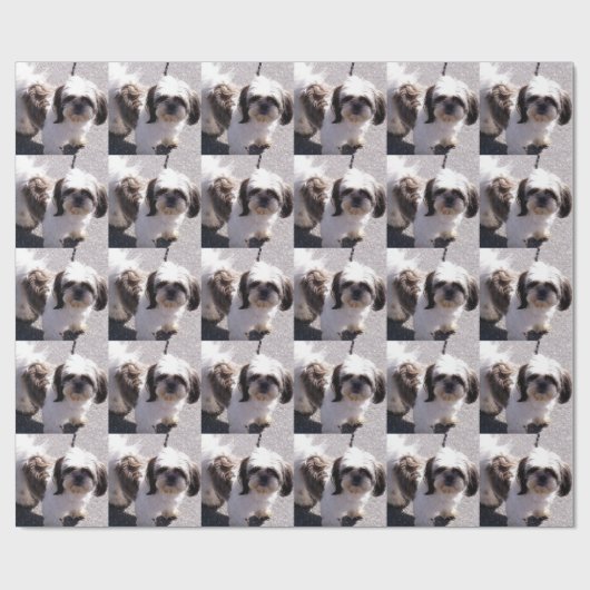 Shih Tzu Dog Cadeaupapier (Vlak)