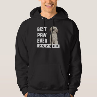 Shih Tzu Dog Dad Fathers Day Best Paw Ever Doggy D Hoodie